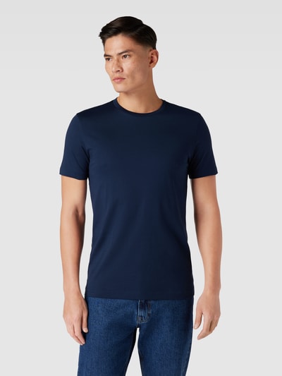 Peek & Cloppenburg Christian Berg MenT-Shirt mit Rundhalsausschnitt in dunkelblau Lagerräumung
