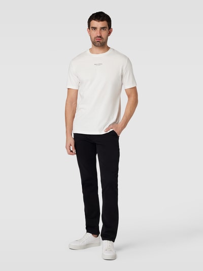 Peek & Cloppenburg BOSS OrangeSlim Fit Chino mit französischen Eingrifftaschen in black