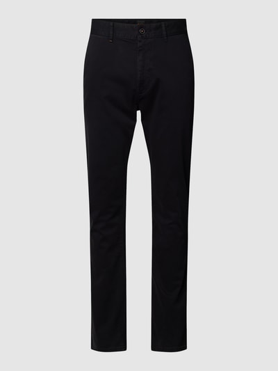 Peek & Cloppenburg BOSS OrangeSlim Fit Chino mit französischen Eingrifftaschen in black Exklusive Angebote