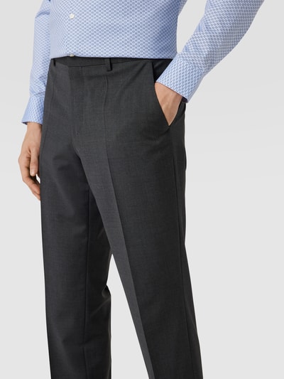 Peek & Cloppenburg BOSSAnzughose in unifarbenem Design in anthrazit Saisonale Angebote