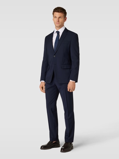 Peek & Cloppenburg BOSSAnzughose in unifarbenem Design in marine Kauf eins, bekomm eins gratis