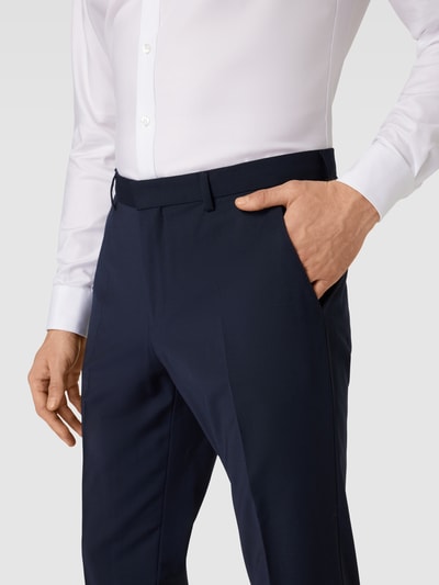 Peek & Cloppenburg BOSSAnzughose in unifarbenem Design in marine Kauf eins, bekomm eins gratis