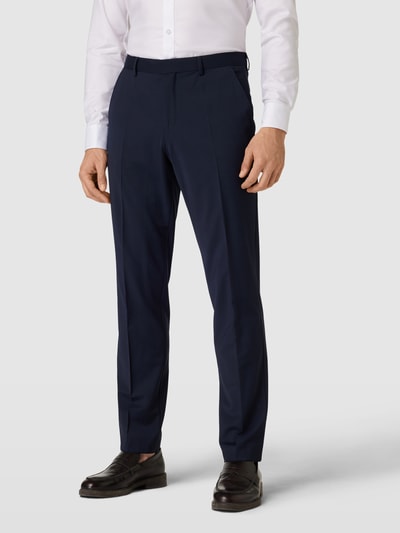 Peek & Cloppenburg BOSSAnzughose in unifarbenem Design in marine Kauf eins, bekomm eins gratis