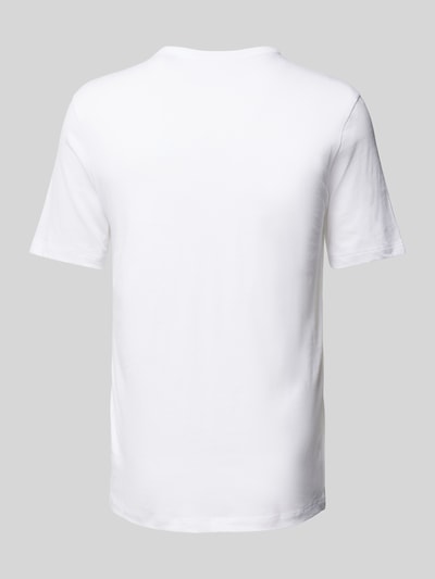 Peek & Cloppenburg HUGOT-Shirt mit Label-Print im 3er-Pack in oliv VIP-Rabatte