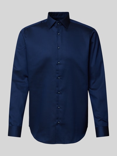 Peek & Cloppenburg Christian Berg MenRegular Fit Business-Hemd mit Kentkragen in marine Tiefpreis