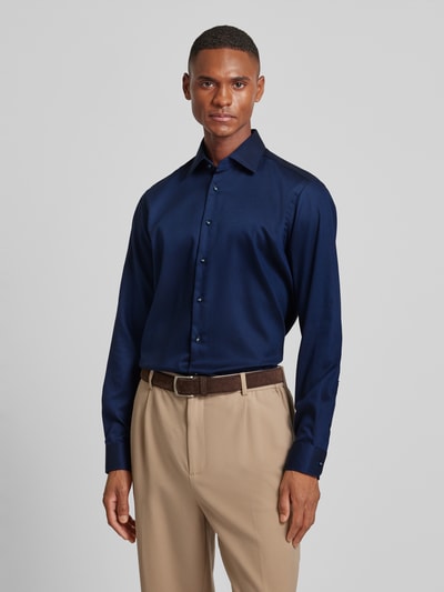 Peek & Cloppenburg Christian Berg MenRegular Fit Business-Hemd mit Kentkragen in marine Tiefpreis