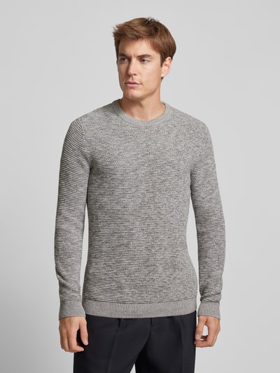 Peek & Cloppenburg SELECTED HOMMEStrickpullover mit Rundhalsausschnitt Modell 'NEWVINCEBUBBL' in sand JETZT KAUFEN