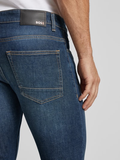 Peek & Cloppenburg BOSS OrangeSlim Fit Jeans im 5-Pocket-Design Modell 'Delaware' in jeansblau Zeitbegrenzte Promotion