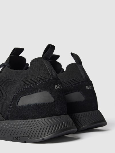 Peek & Cloppenburg BOSSSneaker mit Label-Details Modell 'Titanium_Runn' in black Vierteljährliche Förderung