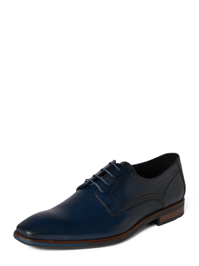 Peek & Cloppenburg LloydDerby aus Glattleder in dunkelblau Bis zu 55% Rabatt
