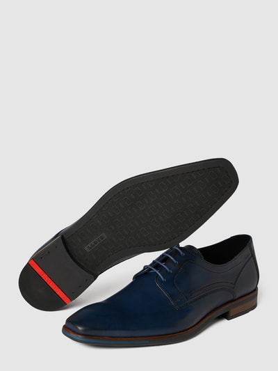 Peek & Cloppenburg LloydDerby aus Glattleder in dunkelblau Bis zu 55% Rabatt