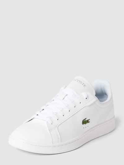 Peek & Cloppenburg LacosteSneaker mit Label-Print und Logo-Stitching Modell 'CARNABY' in weiss