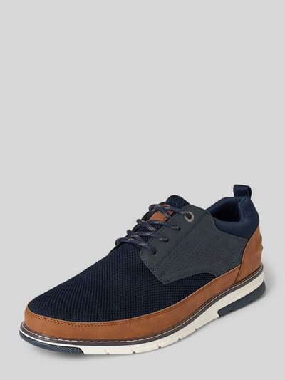 Peek & Cloppenburg Tom TailorDerby-Schuhe mit Label-Detail in marine