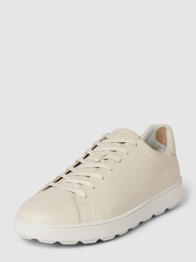 Peek & Cloppenburg GeoxSneaker aus Leder mit Label-Detail in beige 50% Rabatt für begrenzte Zeit