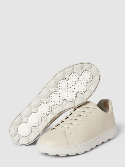 Peek & Cloppenburg GeoxSneaker aus Leder mit Label-Detail in beige 50% Rabatt für begrenzte Zeit