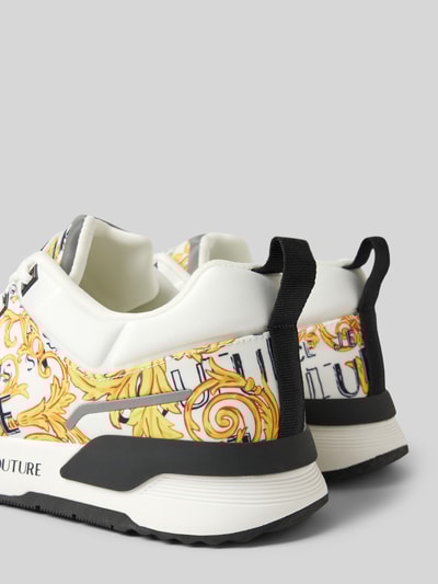 Peek & Cloppenburg Versace Jeans CoutureSneaker mit Label-Motiv-Print Modell 'FONDO DYNAMIC' in weiss Auslauf