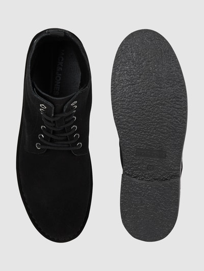 Peek & Cloppenburg Jack & JonesBoots aus Veloursleder Modell 'Bruce' in black Verkauf