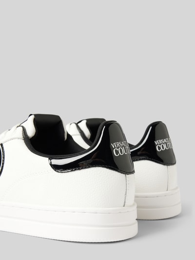 Peek & Cloppenburg Versace Jeans CoutureLedersneaker mit Label-Details Modell 'FONDO COURT' in weiss Angebote