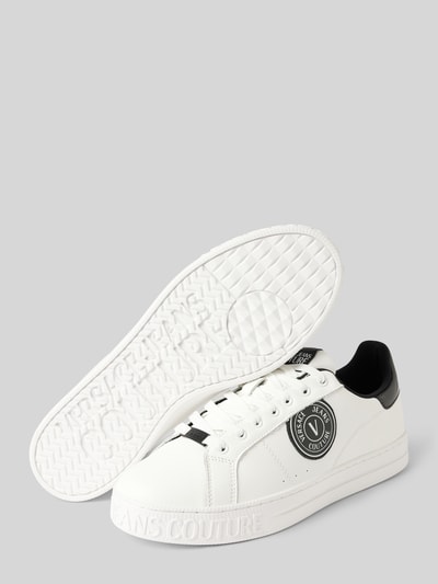 Peek & Cloppenburg Versace Jeans CoutureLedersneaker mit Label-Details Modell 'FONDO COURT' in weiss Angebote