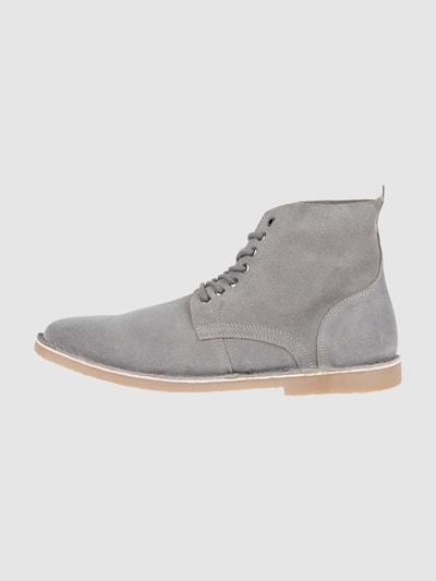 Peek & Cloppenburg Jack & JonesBoots aus Veloursleder Modell 'Bruce' in hellgrau Hotsell