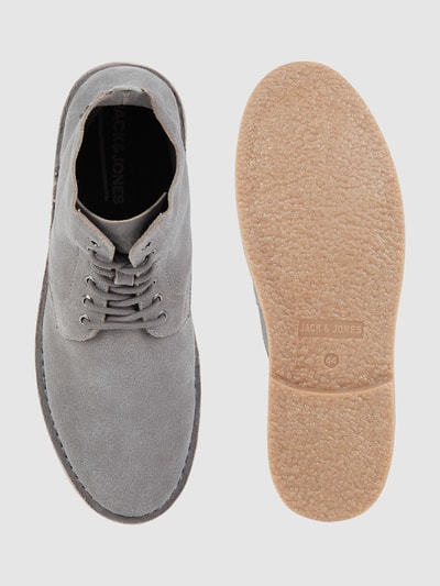 Peek & Cloppenburg Jack & JonesBoots aus Veloursleder Modell 'Bruce' in hellgrau Hotsell