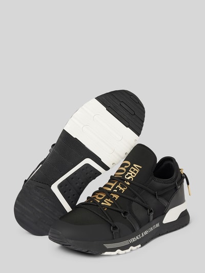 Peek & Cloppenburg Versace Jeans CoutureSlip-on-Sneaker mit Label-Statement Modell 'FONDO DYNAMIC' in black im Angebot