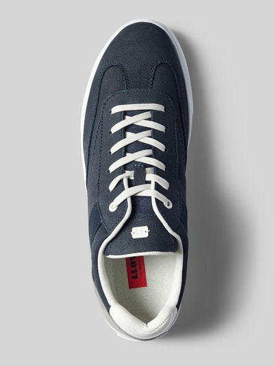 Peek & Cloppenburg LloydLedersneaker in Two-Tone-Machart Modell 'Edik' in marine Günstiger Verkauf