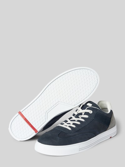 Peek & Cloppenburg LloydLedersneaker in Two-Tone-Machart Modell 'Edik' in marine Günstiger Verkauf