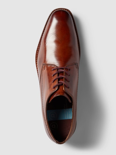 Peek & Cloppenburg bugattiSchnürschuhe in unifarbenem Design Modell 'Mansaro' in cognac Fabrikverkauf