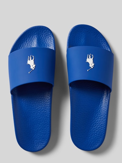 Peek & Cloppenburg Polo Ralph LaurenSlides mit Label-Prägung in royal Kostenloser Versand