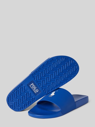 Peek & Cloppenburg Polo Ralph LaurenSlides mit Label-Prägung in royal Kostenloser Versand