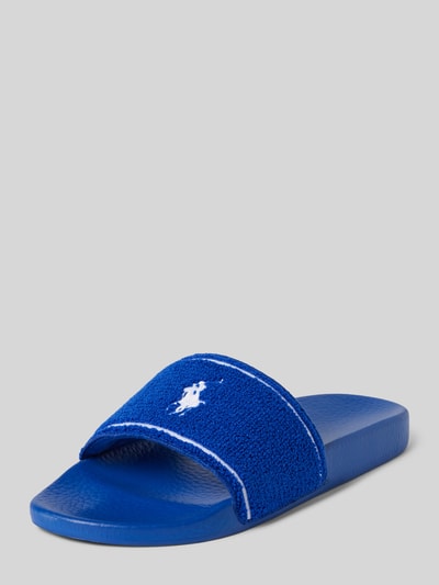 Peek & Cloppenburg Polo Ralph LaurenSlides mit Logo-Stitching in royal Fabrik Onlineshop