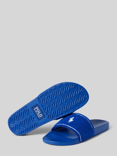 Peek & Cloppenburg Polo Ralph LaurenSlides mit Logo-Stitching in royal Fabrik Onlineshop