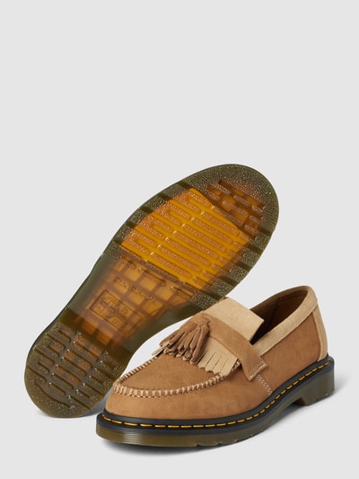 Peek & Cloppenburg Dr. MartensTassel-Loafer mit labeltypischen Nähten Modell 'Adrian' in beige Rabatt