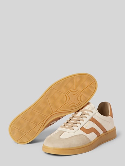 Peek & Cloppenburg GantSneaker aus echtem Leder in beige Günstig kaufen