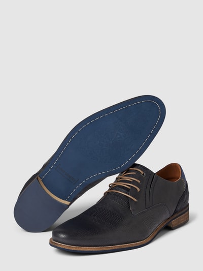 Peek & Cloppenburg BULLBOXERDerby mit Strukturmuster Modell 'PHILIP' in marine Großer Ausverkauf