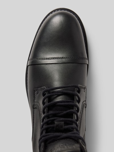 Peek & Cloppenburg Jack & JonesBoots aus Leder Modell 'RUSSEL' in black Online Shopping