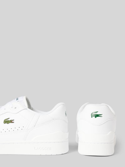 Peek & Cloppenburg LacosteLedersneaker mit Logo-Stitching in weiss Preisnachlass