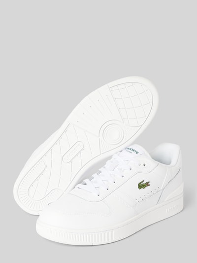 Peek & Cloppenburg LacosteLedersneaker mit Logo-Stitching in weiss Preisnachlass