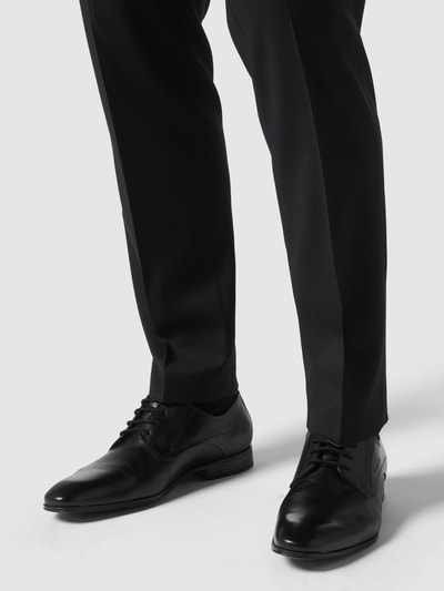 Peek & Cloppenburg bugattiDerby aus Leder Modell 'Mattia' in black Heißer Verkauf