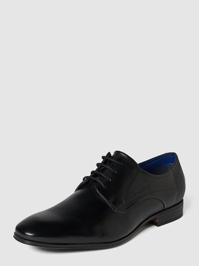 Peek & Cloppenburg bugattiDerby aus Leder Modell 'Mattia' in black Heißer Verkauf