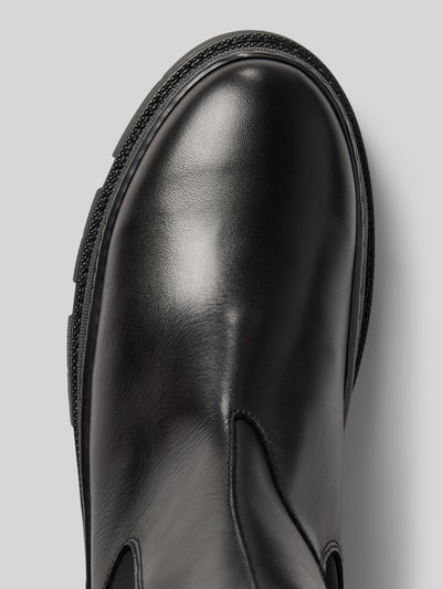 Peek & Cloppenburg ReplayBoots aus Leder mit elastischen Einsätzen Modell 'VEGA LACE' in black Top Angebot