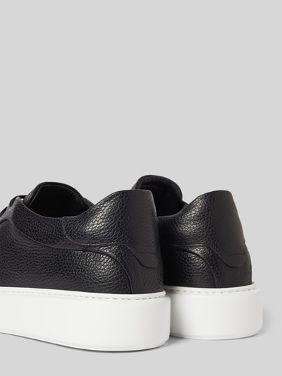 Peek & Cloppenburg Antony MoratoLedersneaker mit Label-Detail Modell 'ARTEM IN TUMBLED LEATHER' in black Neueste Mode