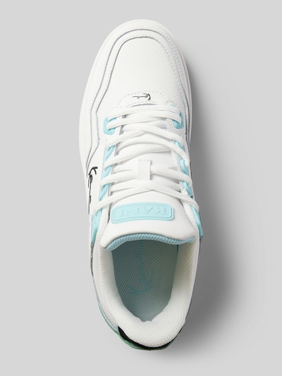 Peek & Cloppenburg KARL KANISneaker aus Leder mit Label-Stitching Modell 'Kani 89' in weiss Zeitlich begrenztes Angebot