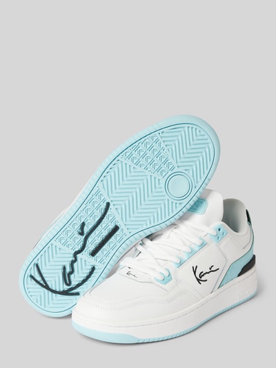 Peek & Cloppenburg KARL KANISneaker aus Leder mit Label-Stitching Modell 'Kani 89' in weiss Zeitlich begrenztes Angebot