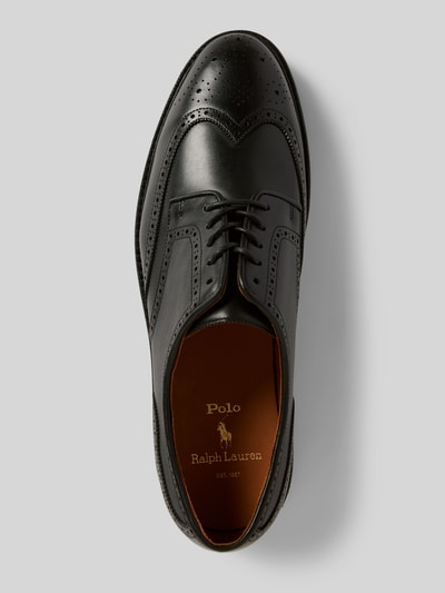 Peek & Cloppenburg Polo Ralph LaurenDerby-Schuhe aus Leder Modell 'ASHER' in black Wochenangebot