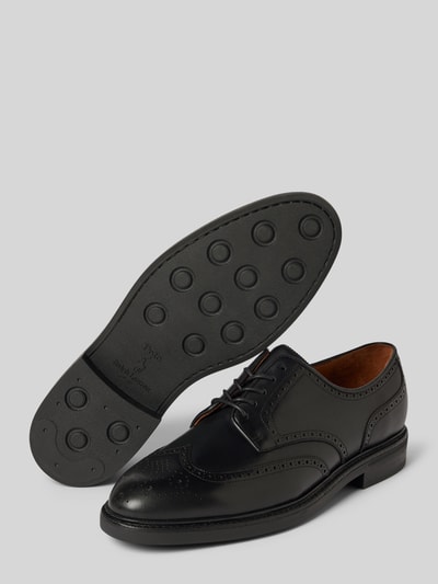 Peek & Cloppenburg Polo Ralph LaurenDerby-Schuhe aus Leder Modell 'ASHER' in black Wochenangebot