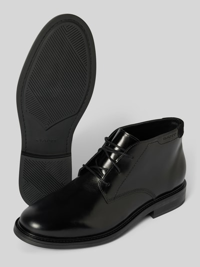 Peek & Cloppenburg GantDerby-Schuhe aus echtem Leder Modell 'Fairkon' in black Begrenzte Freigabe