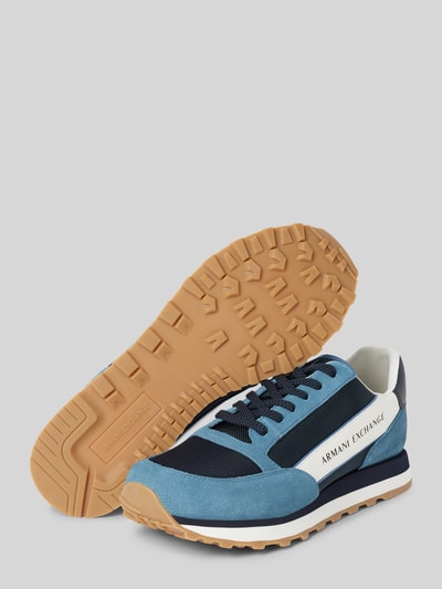 Peek & Cloppenburg ARMANI EXCHANGESneaker mit Label-Print in marine Letzte 3 Tage