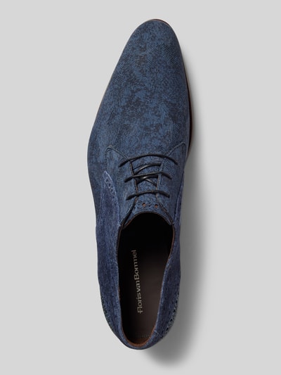Peek & Cloppenburg Floris Van BommelLederderby mit Strukturmuster Modell 'De Stapper' in marine JETZT KAUFEN